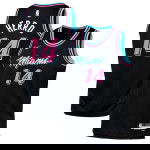 Color Noir du produit Maillot NBA enfant Tyler Herro Miami Heat Nike City...