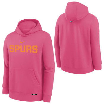 Hoodie Nike NBA San Antonio Spurs Kids Dynamic Pink City Edition