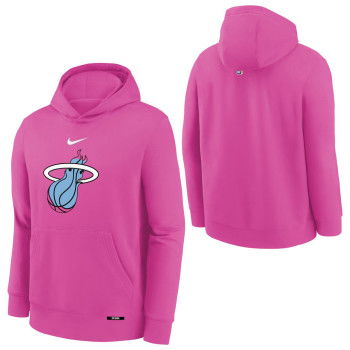 Sweat à Capuche Nike NBA Miami Heat Enfants Laser Fuchsia City Edition