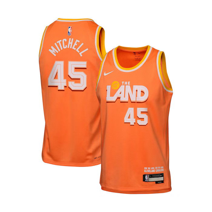 Maillot NBA enfant Donovan Mitchell Cleveland Cavaliers Nike City Edition