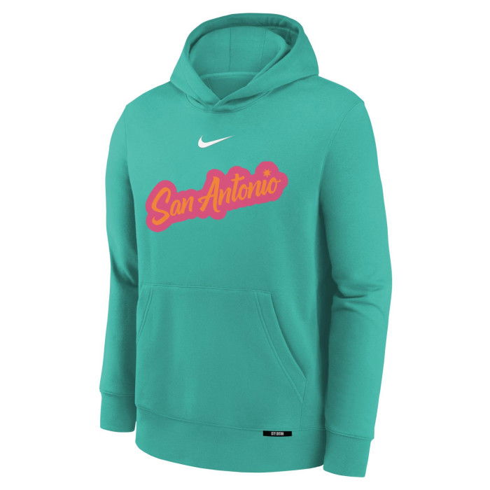 Nike NBA San Antonio Spurs Kids Hoody New Green City Edition
