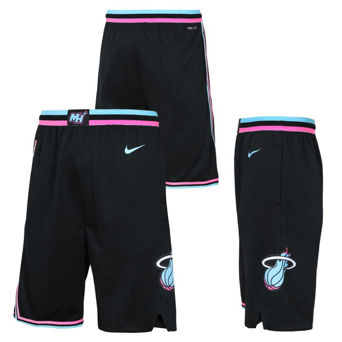 Pantaloni scurți pentru copii Nike NBA Miami Heat Negru