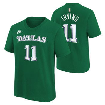 T-shirt Nike NBA Kyrie Irving Dallas Mavericks Hardwood Classics Enfants Clover