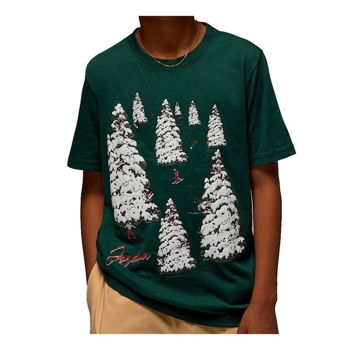 T-shirt Jordan enfant Winter Land Midnight Green