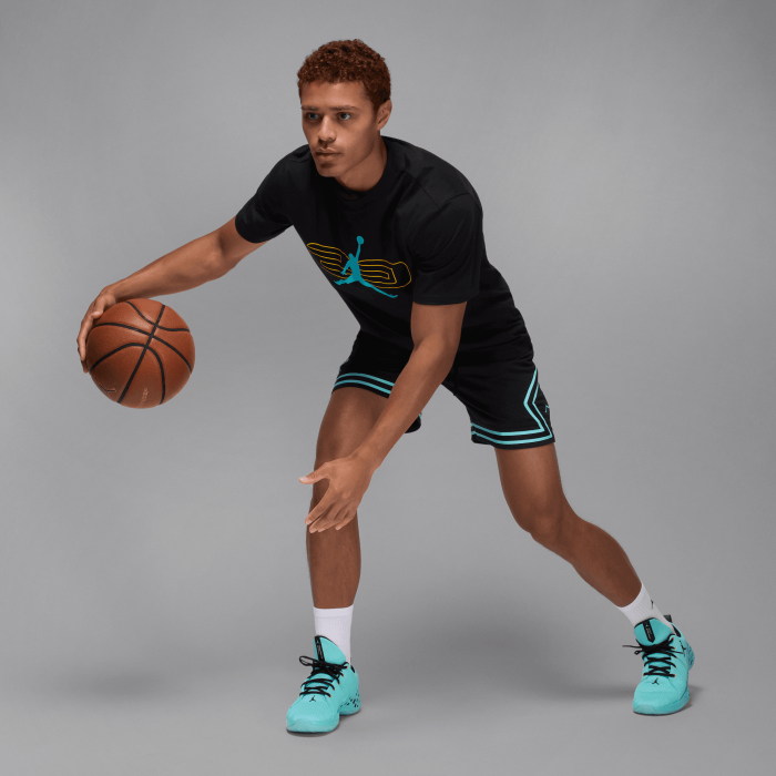 Short Jordan Diamond Sport black/blue