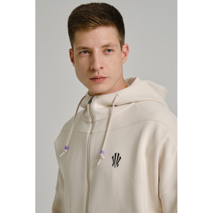 Sweat à capuche Anta Forces Of Nature beige