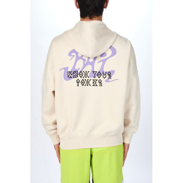 Sweat à capuche Anta Forces Of Nature beige