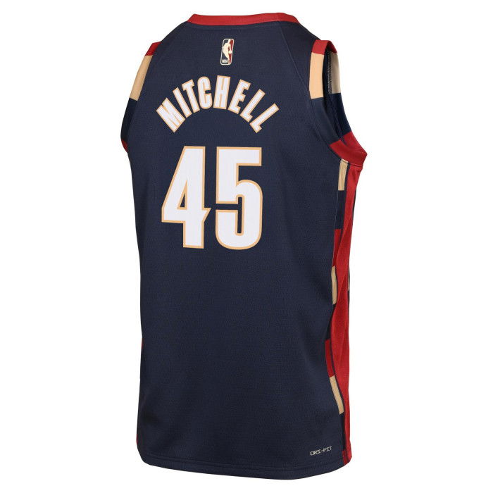 Μπλούζα Nike NBA Donovan Mitchell Cleveland Cavaliers Hardwood Classics για παιδιά