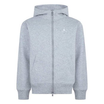 Jordan Sport Statement Hoop Fleece Kids' Zip-Up Sweatshirt Grey