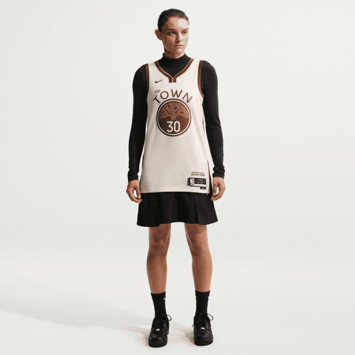 Maillot Nike NBA Stephen Curry Golden State Warriors City Edition 25 Swingman