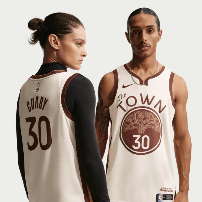 Maillot Nike NBA Stephen Curry Golden State Warriors City Edition 25 Swingman