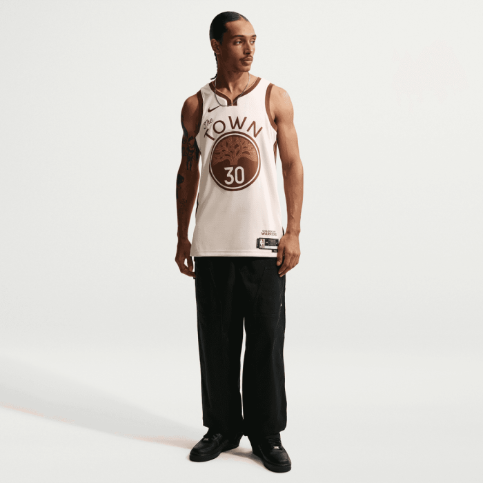 Maillot Nike NBA Stephen Curry Golden State Warriors City Edition 25 Swingman