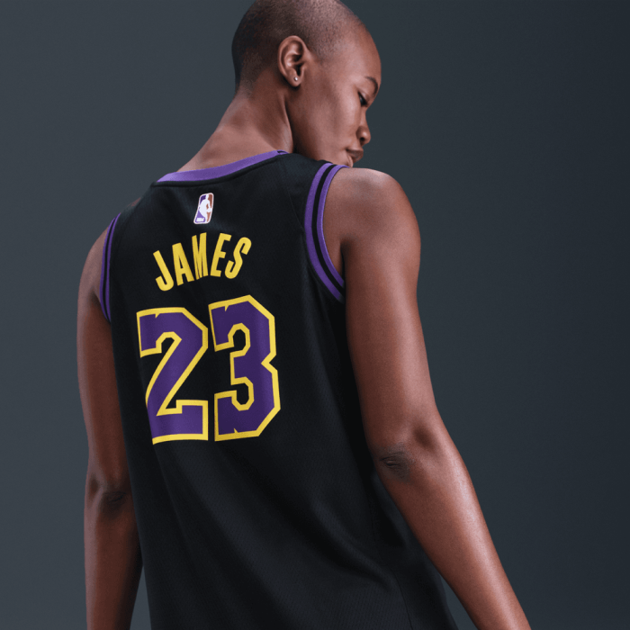 Maillot NBA Lebron James Los Angeles Lakers Nike City Edition