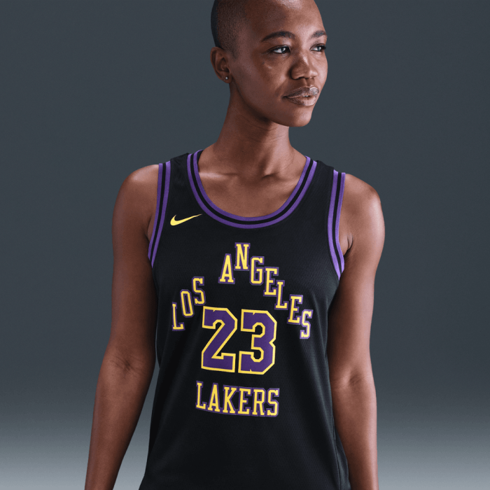 Maillot NBA Lebron James Los Angeles Lakers Nike City Edition