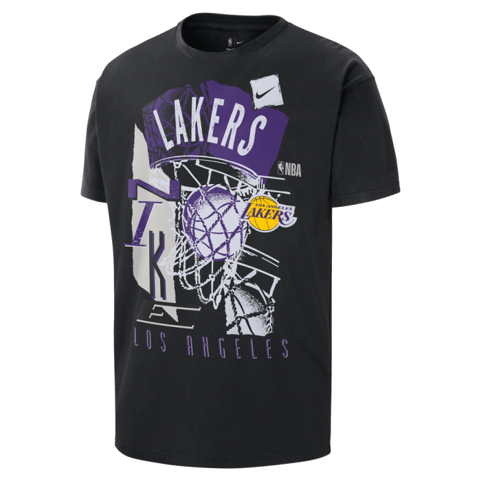 T-shirt NBA Los Angeles Lakers Nike Courtside black