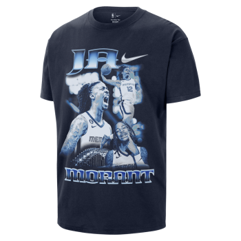 T-shirt Nike Ja Morant Memphis Grizzlies NBA Courtside college navy