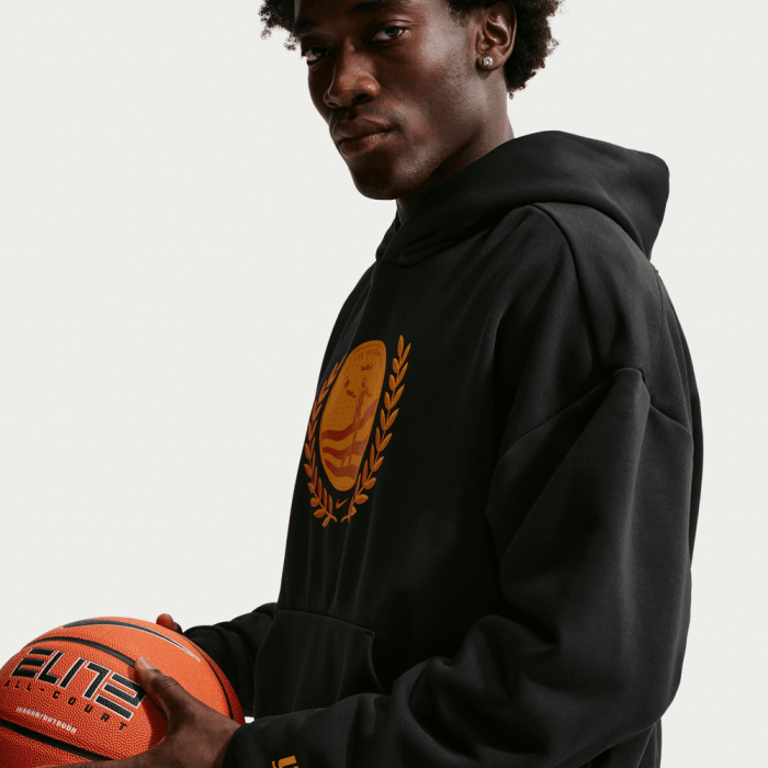 Sweat à capuche Nike Lebron James Brush PO Or black