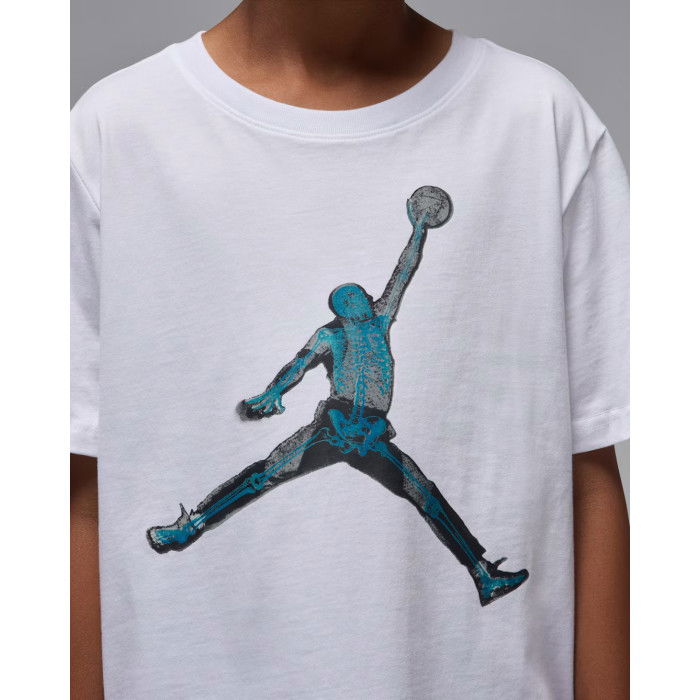 T-shirt Jordan Brand Skeleton Jumpman Enfants White