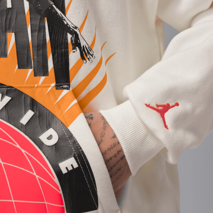 Sweat Jordan Brooklyn Fleece sail/infrared 23