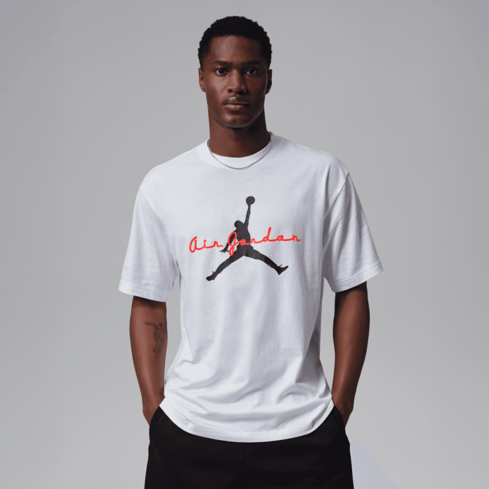 T-shirt Jordan Brooklyn white/infrared 23/black