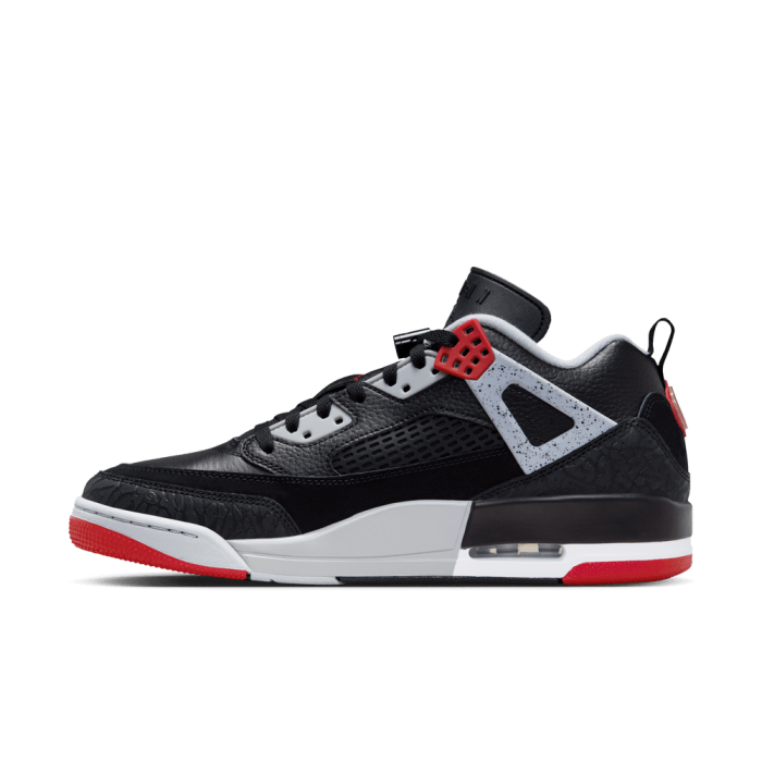 Jordan Spizike Low black/gym red-wolf grey-white