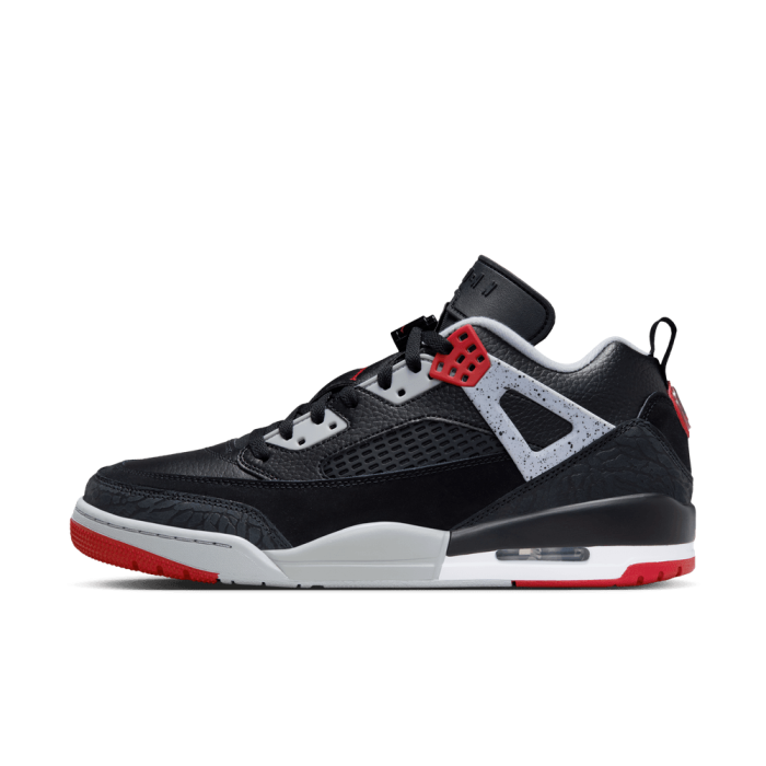 Jordan Spizike Low black/gym red-wolf grey-white