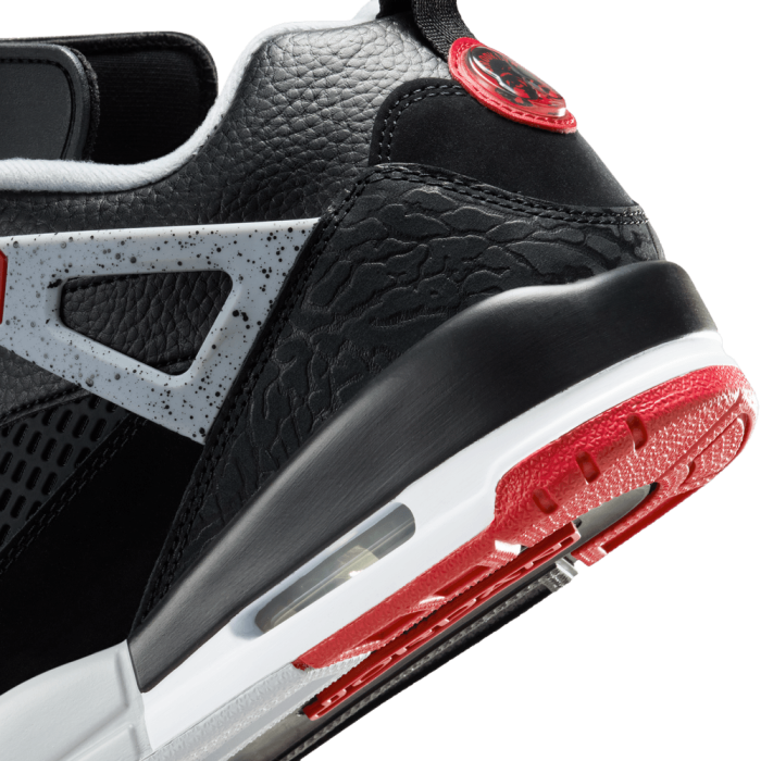 Jordan Spizike Low black/gym red-wolf grey-white