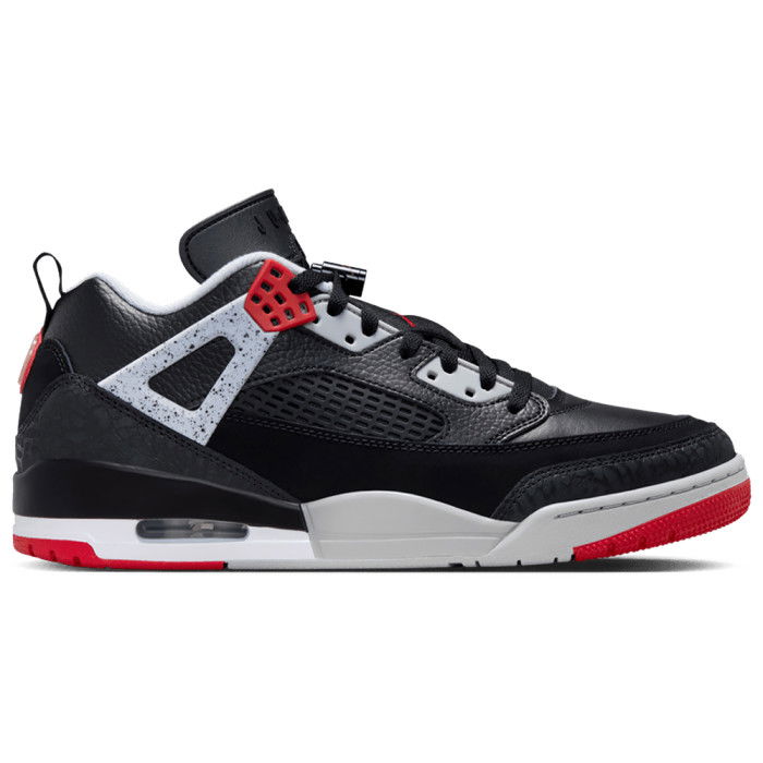 Jordan Spizike Low black/gym red-wolf grey-white