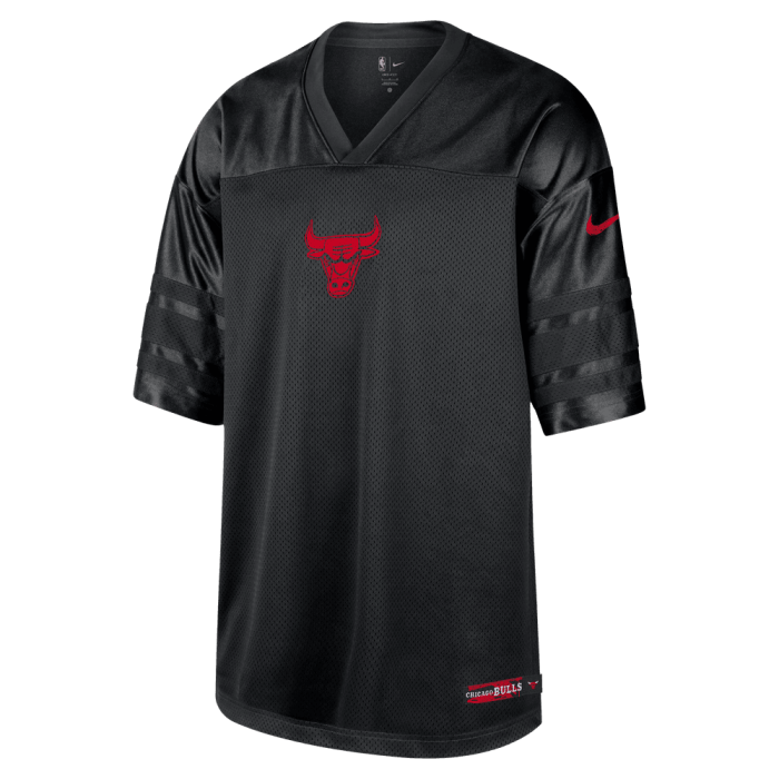 Maillot de Foot U.S. NBA Chicago Bulls Nike Courtside noir