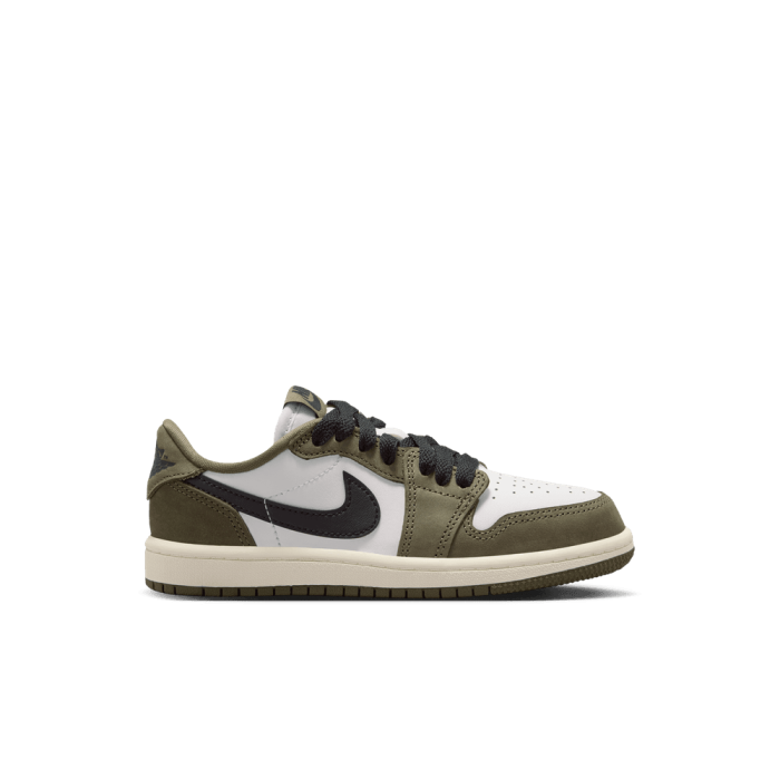 Air Jordan 1 Retro Low OG Medium Olive Enfants PS