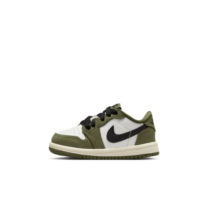 Air Jordan 1 Retro Low OG Medium Olive Bébés TD