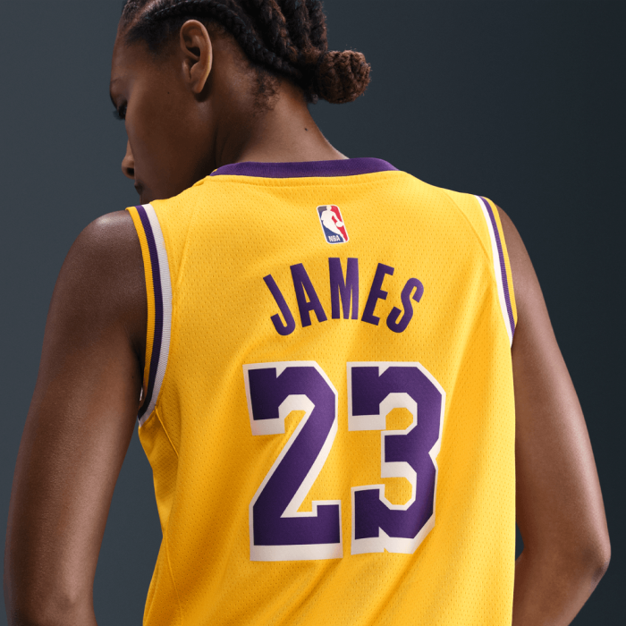 Maillot NBA Lebron James Los Angeles Lakers Icon Edition 2023/2024 23