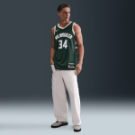 Color Vert du produit Maillot NBA Giannis Antetokounmpo Milwaukee Bucks...