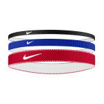 Bandeau Nike Flex Classic Mixed Width 3pk Game Royal/university Red/white