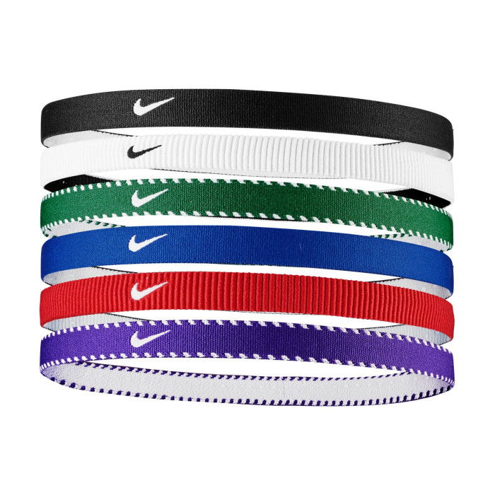 Bandeau Nike Flex Classic 6pk Game Royal/university Red/white