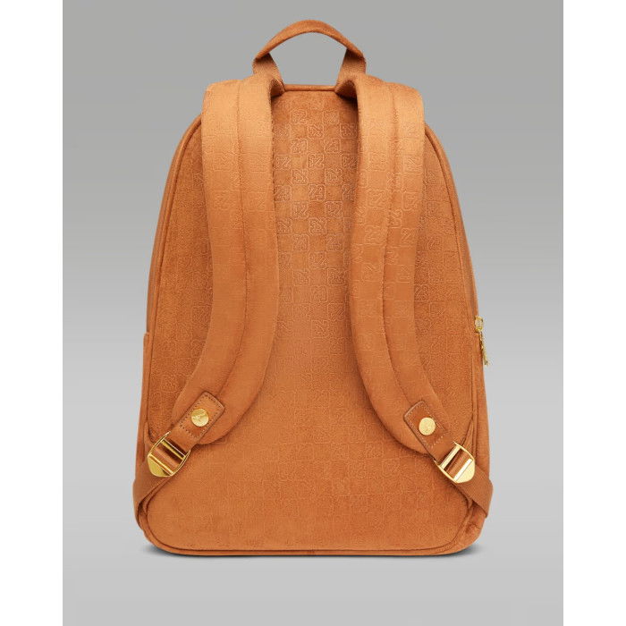 Sac à dos Jordan Jam Suede Monogram Backpack Cognac