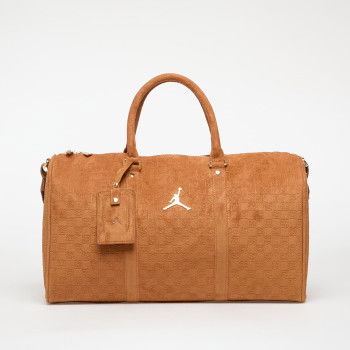 Sac Jordan Jam Suede Monogram Duffle Cognac