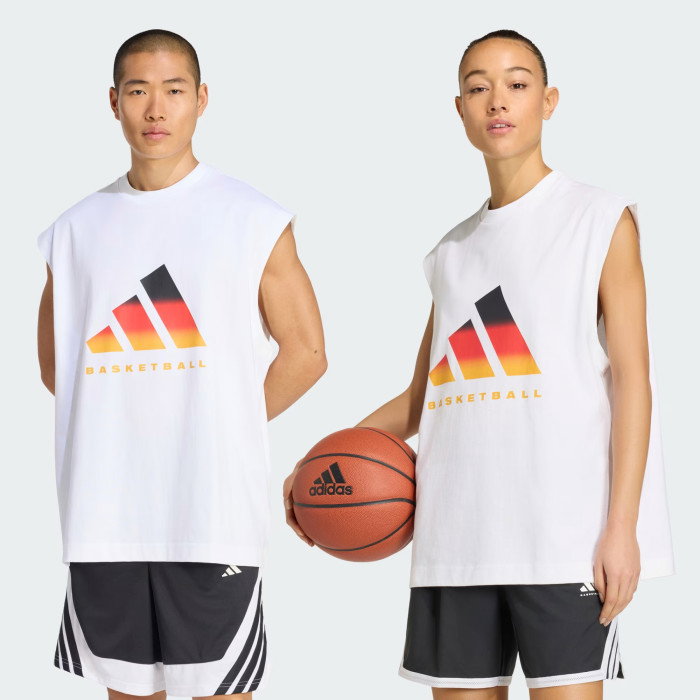 T-shirt adidas DBB GFX SL Blanc