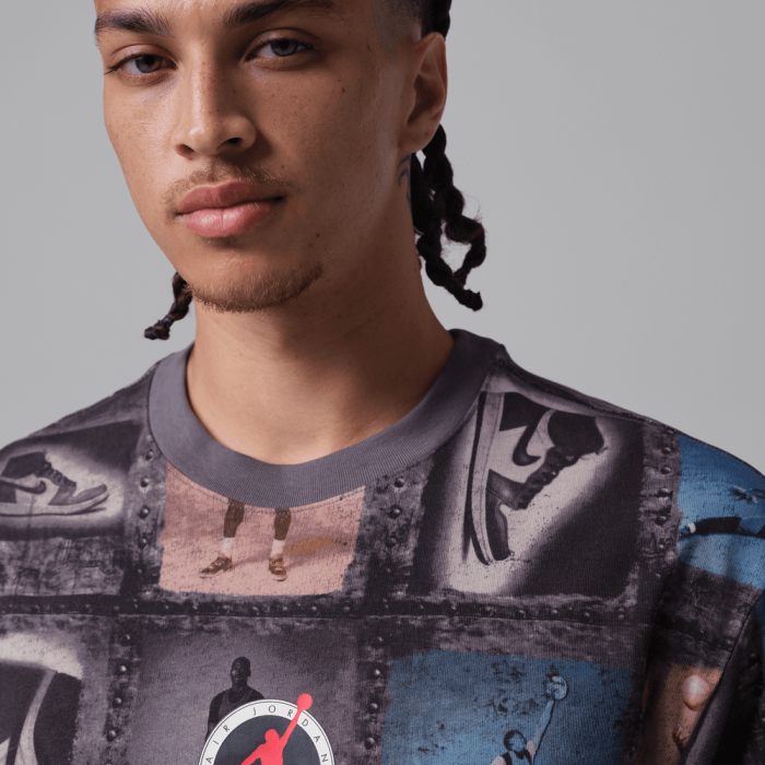 T-shirt Jordan Flight Club All Over Print sail