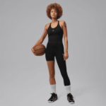 Color Noir du produit Collant Jordan Sport Single Leg Gauche femmes black