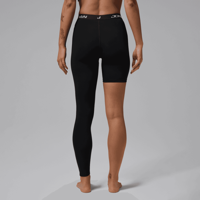 Collant Jordan Sport Single Leg Gauche femmes black