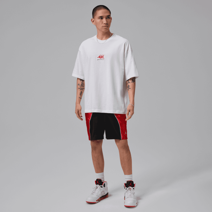 T-shirt Jordan Flight Oversized white
