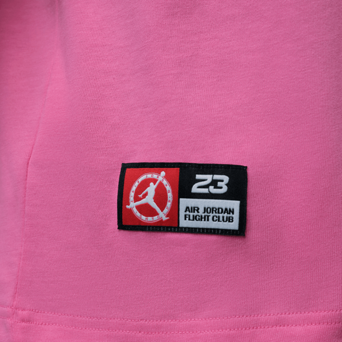 T-shirt Jordan Flight Club Logo pinksicle/university red