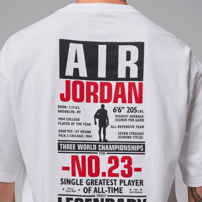 T-shirt Jordan Flight white