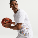 Color Blanc du produit T-shirt Nike GFX Basketball Flowers white