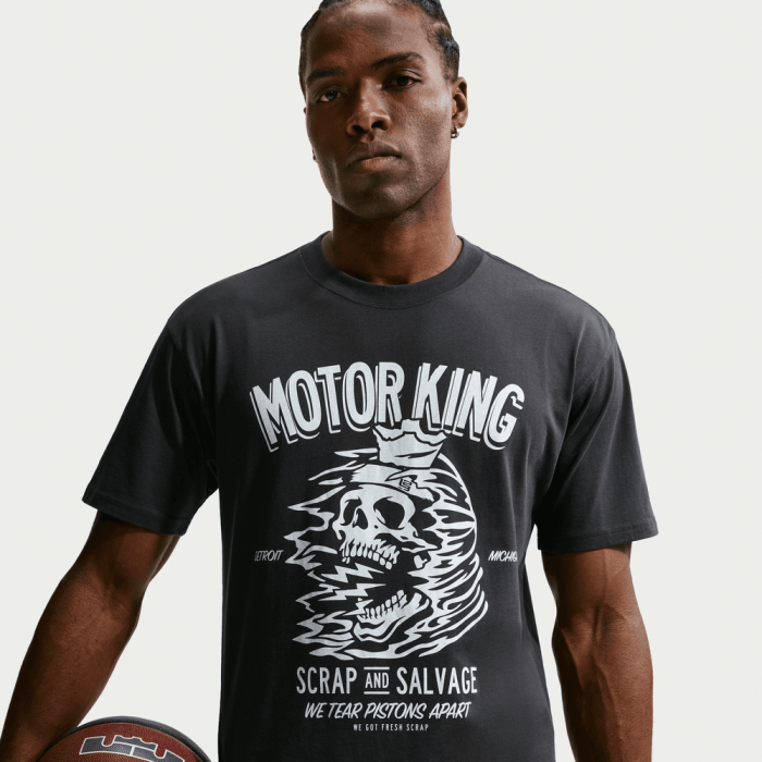 T-shirt Nike LeBron Motor King off noir