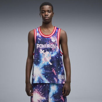 Maillot Puma Hoops x Pokemon AOP Mew Multi