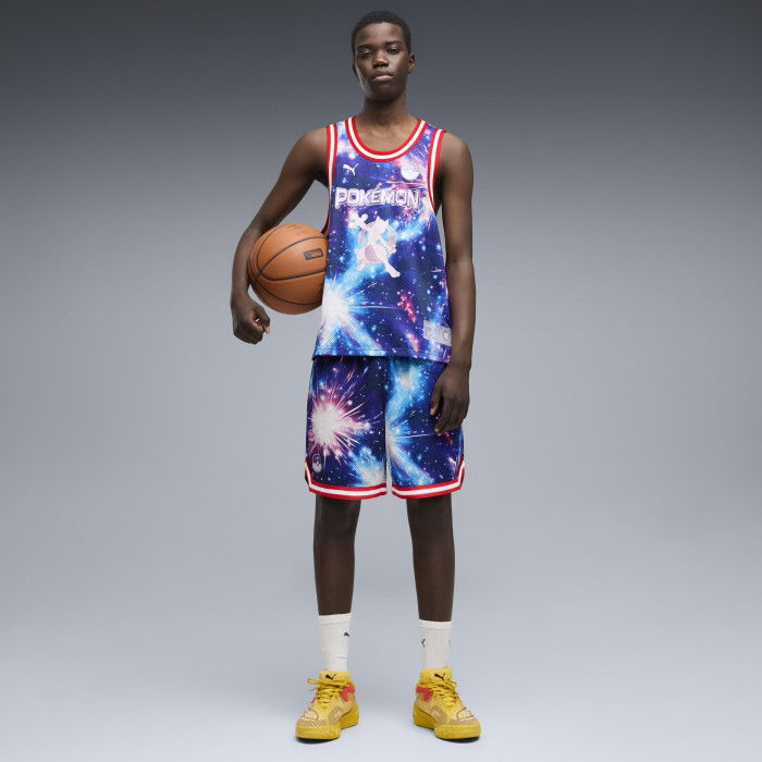 Maillot Puma Hoops x Pokemon AOP Mew Multi