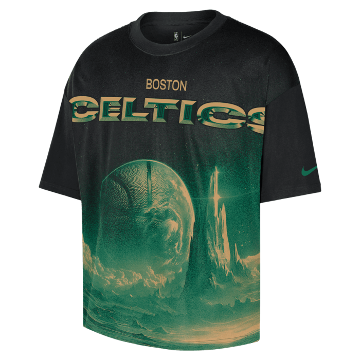 T-shirt Nike NBA Boston Celtics Courtside black