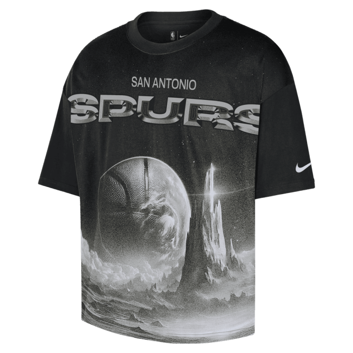 T-shirt Nike NBA San Antonio Spurs Courtside black